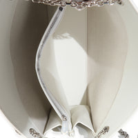 White Goyardine Canvas Rouette Structure PM