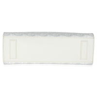 White Goyardine Canvas Rouette Structure PM