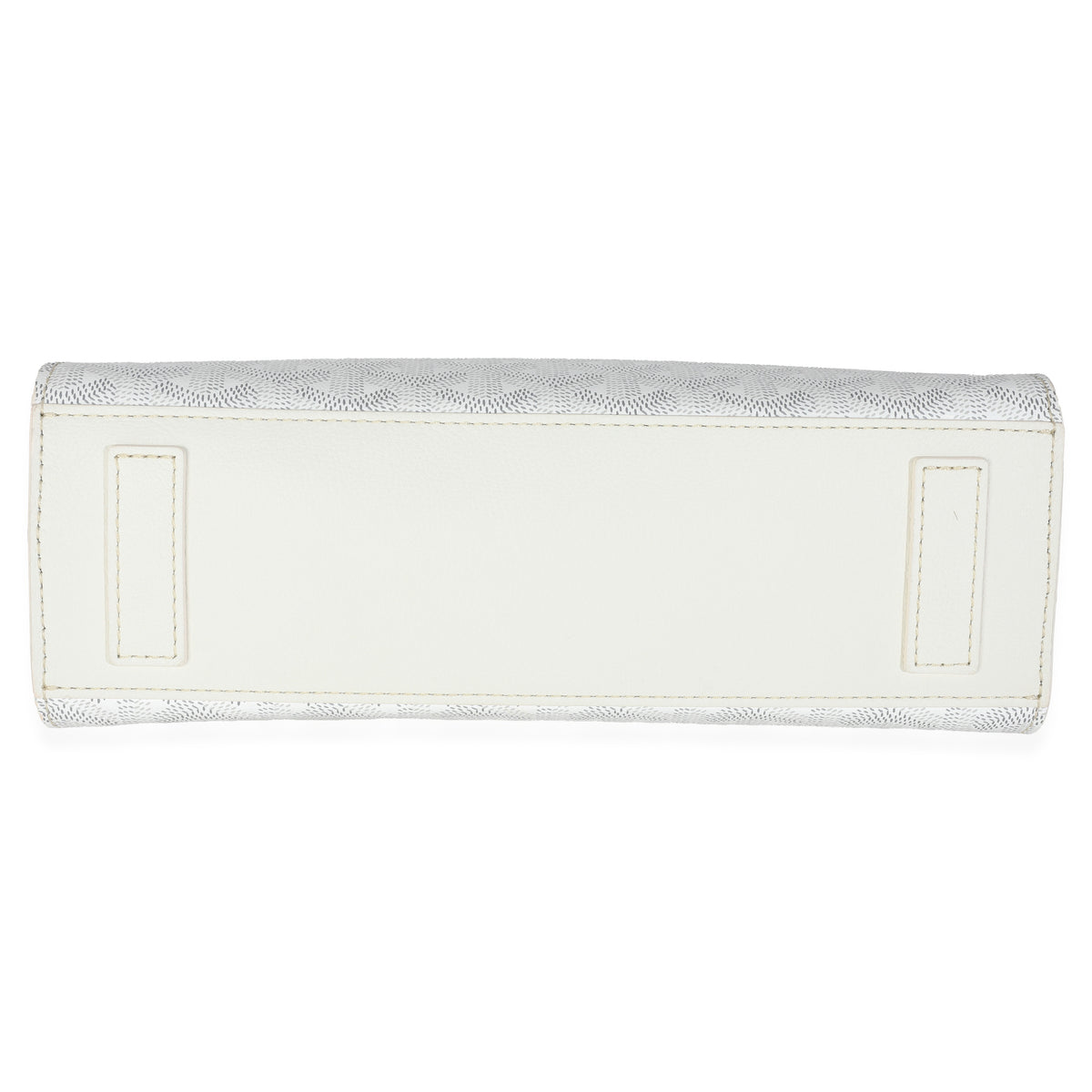 White Goyardine Canvas Rouette Structure PM