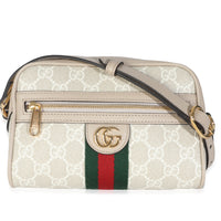 White GG Canvas Ophidia Mini Crossbody