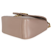 Porcelain Rose Calfskin Matelasse Mini GG Marmont Top Handle Bag