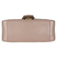 Porcelain Rose Calfskin Matelasse Mini GG Marmont Top Handle Bag