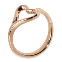 Rose Gold  Elsa Peretti Open Heart Ring