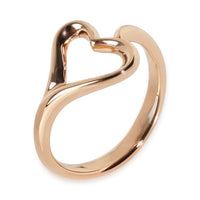 Rose Gold  Elsa Peretti Open Heart Ring
