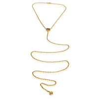 3-Tone Gold  Baby Trinity Lariat Necklace