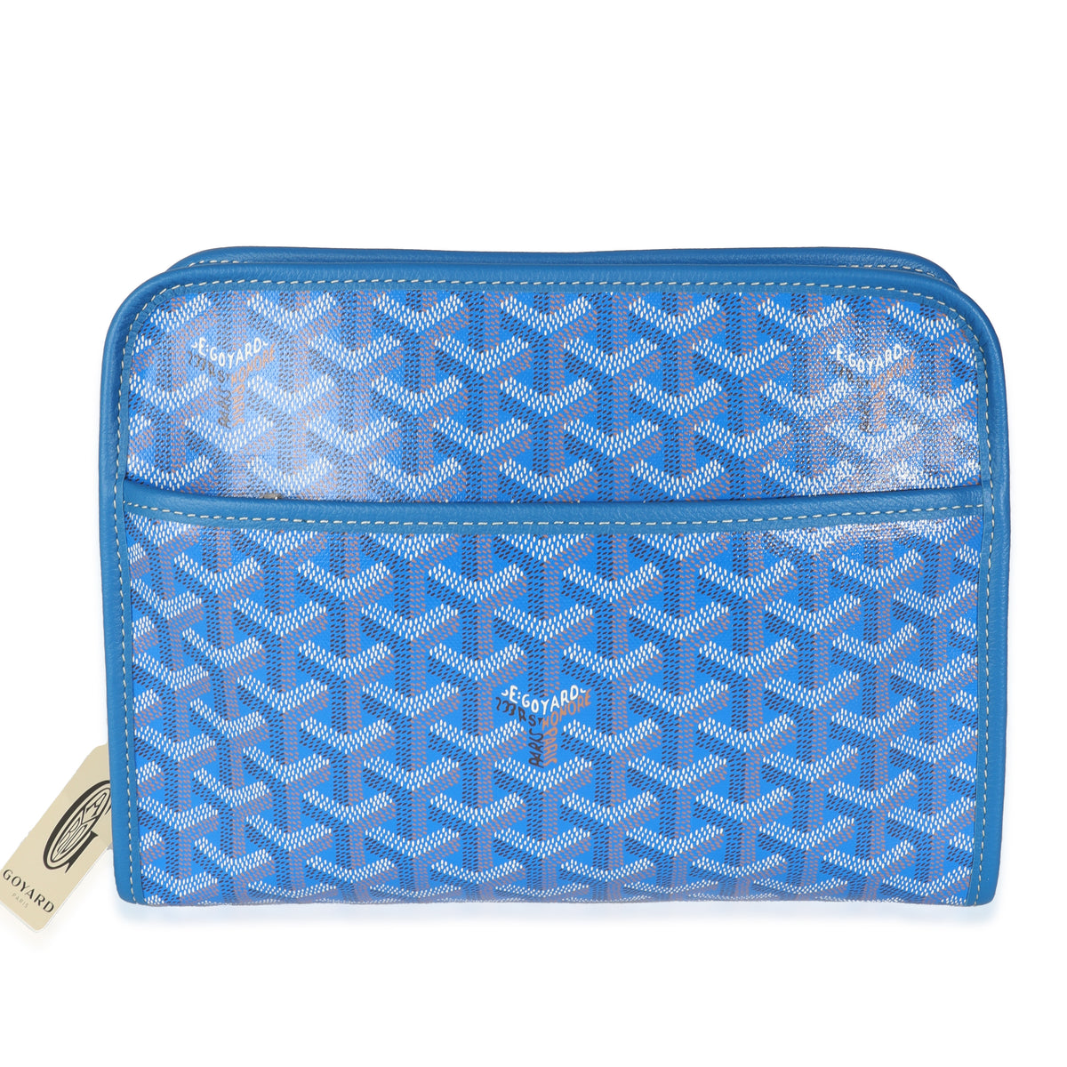 Blue Goyardine Canvas Jouvence Toiletry MM