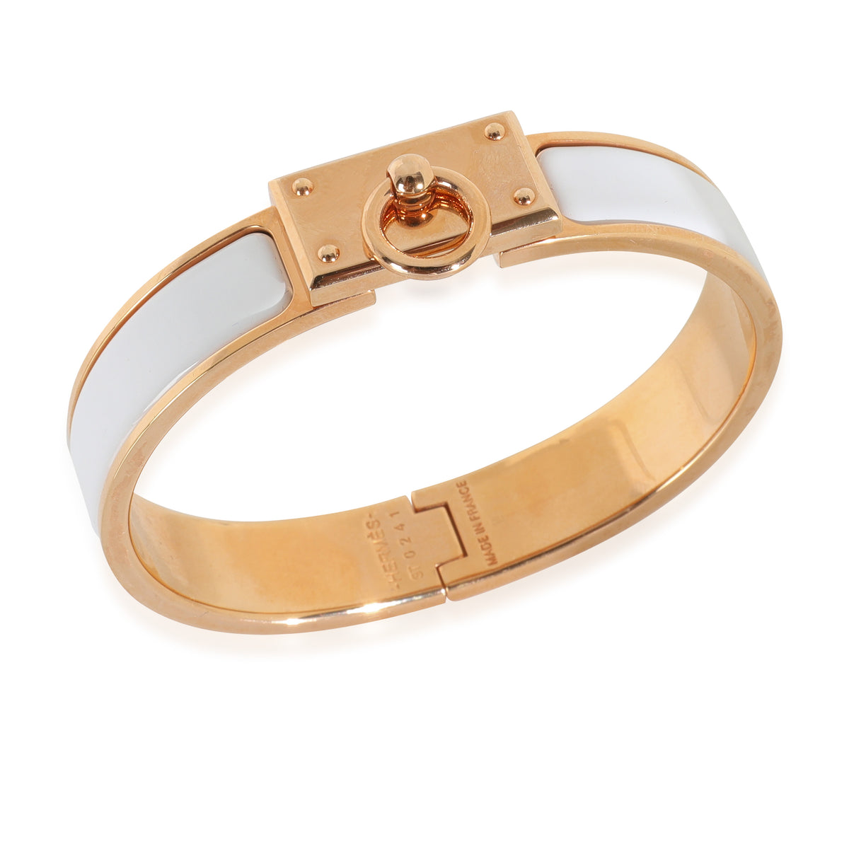 Gold-Plated  Clic Anneau Bracelet