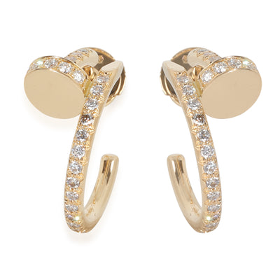Yellow Gold Diamond Small Model Juste Un Clou Earrings