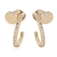 Yellow Gold Diamond Small Model Juste Un Clou Earrings
