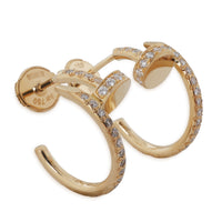 Yellow Gold Diamond Small Model Juste Un Clou Earrings