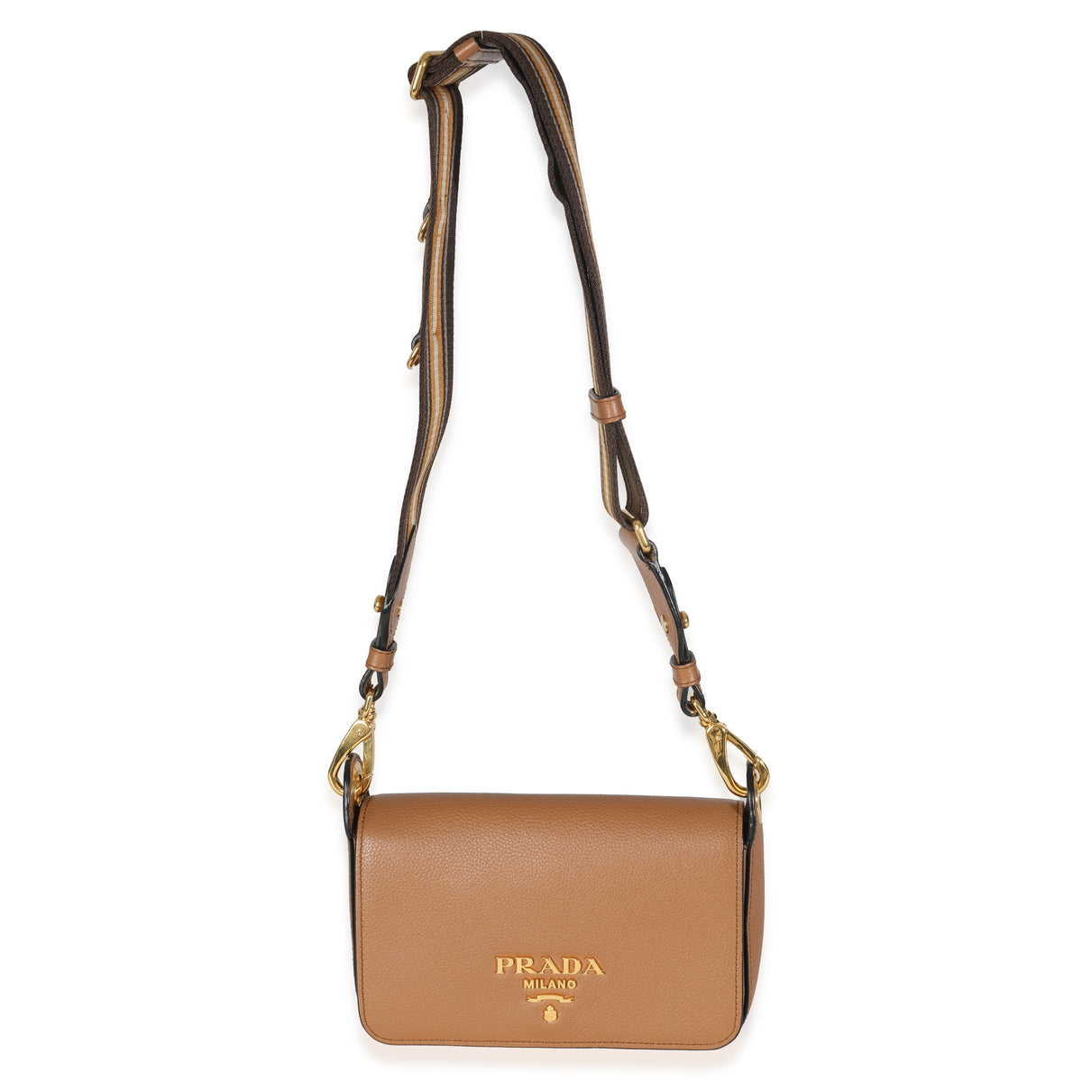 Caramel Vitello Daino Camera Crossbody