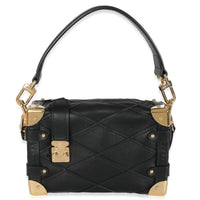 Black Lambskin Malletage Side Trunk PM
