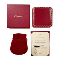 Cartier 3 Tone Gold Diamond Medium Model Trinity Necklace box