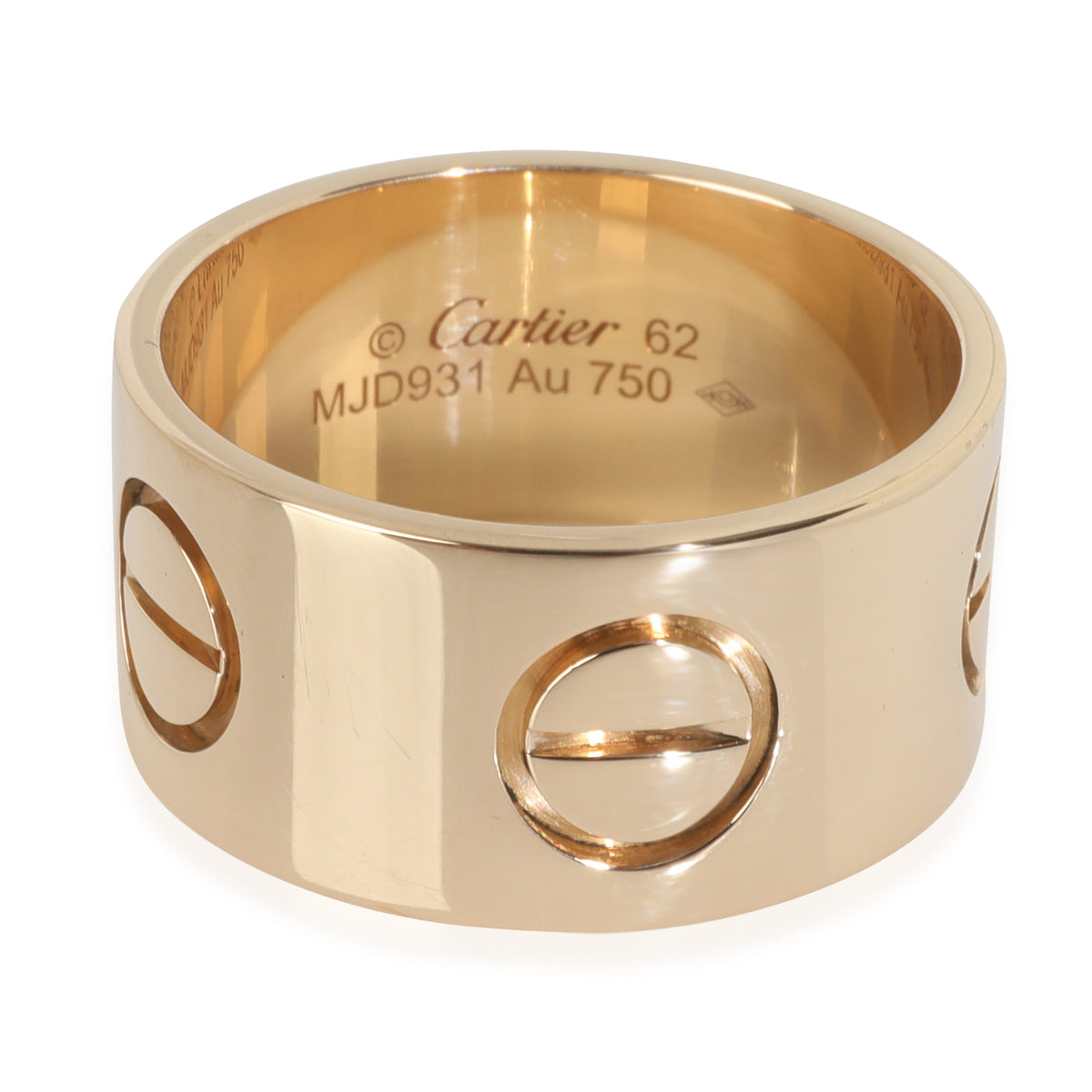 Yellow Gold  Large Model Love Ring