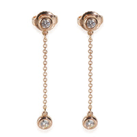 Rose Gold Diamond Elsa Peretti Diamonds By The Yard Earrings