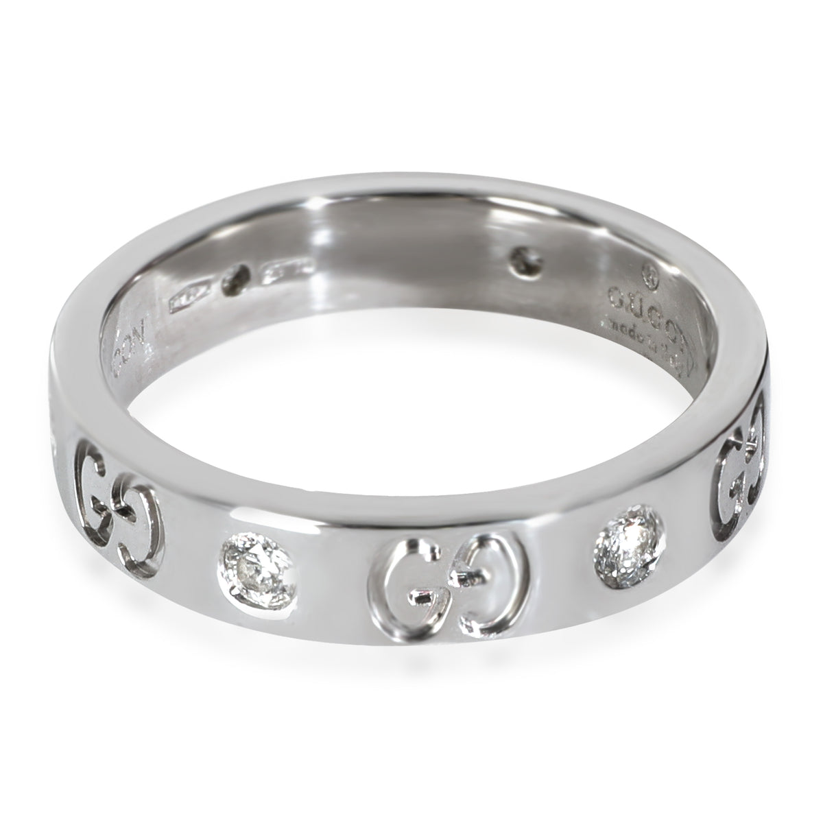 White Gold Diamond Icon Ring