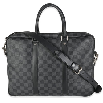 Damier Graphite Canvas Porte Documents PM