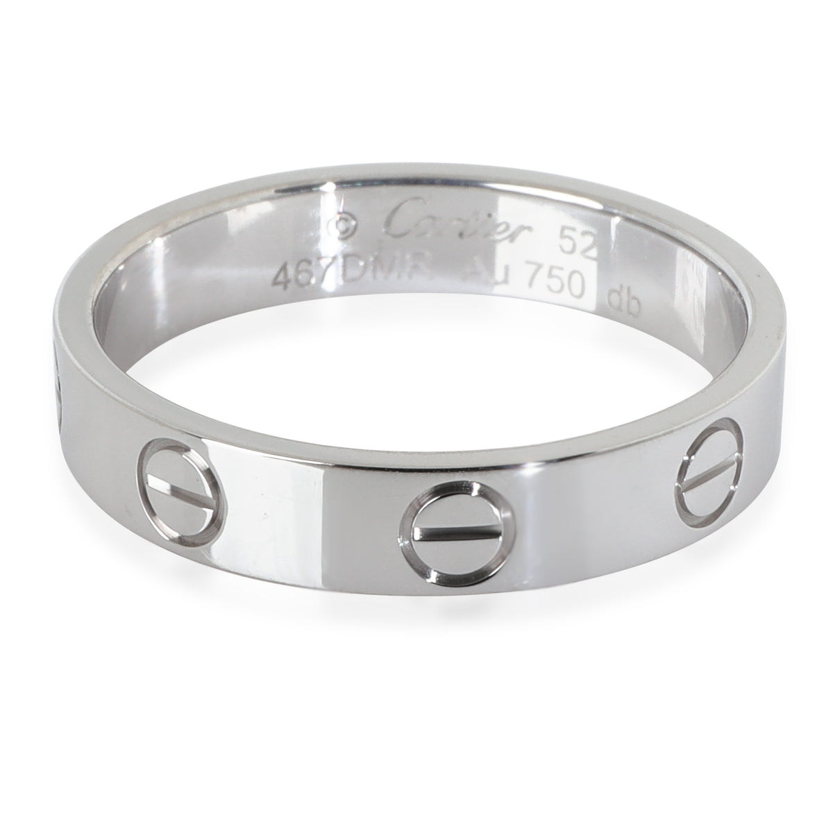 White Gold  Small Model Love Ring