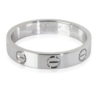 White Gold  Small Model Love Ring