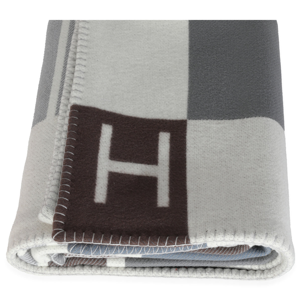 Ecru Gris Wool Cashmere Avalon Vibration Blanket