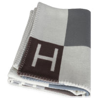 Ecru Gris Wool Cashmere Avalon Vibration Blanket