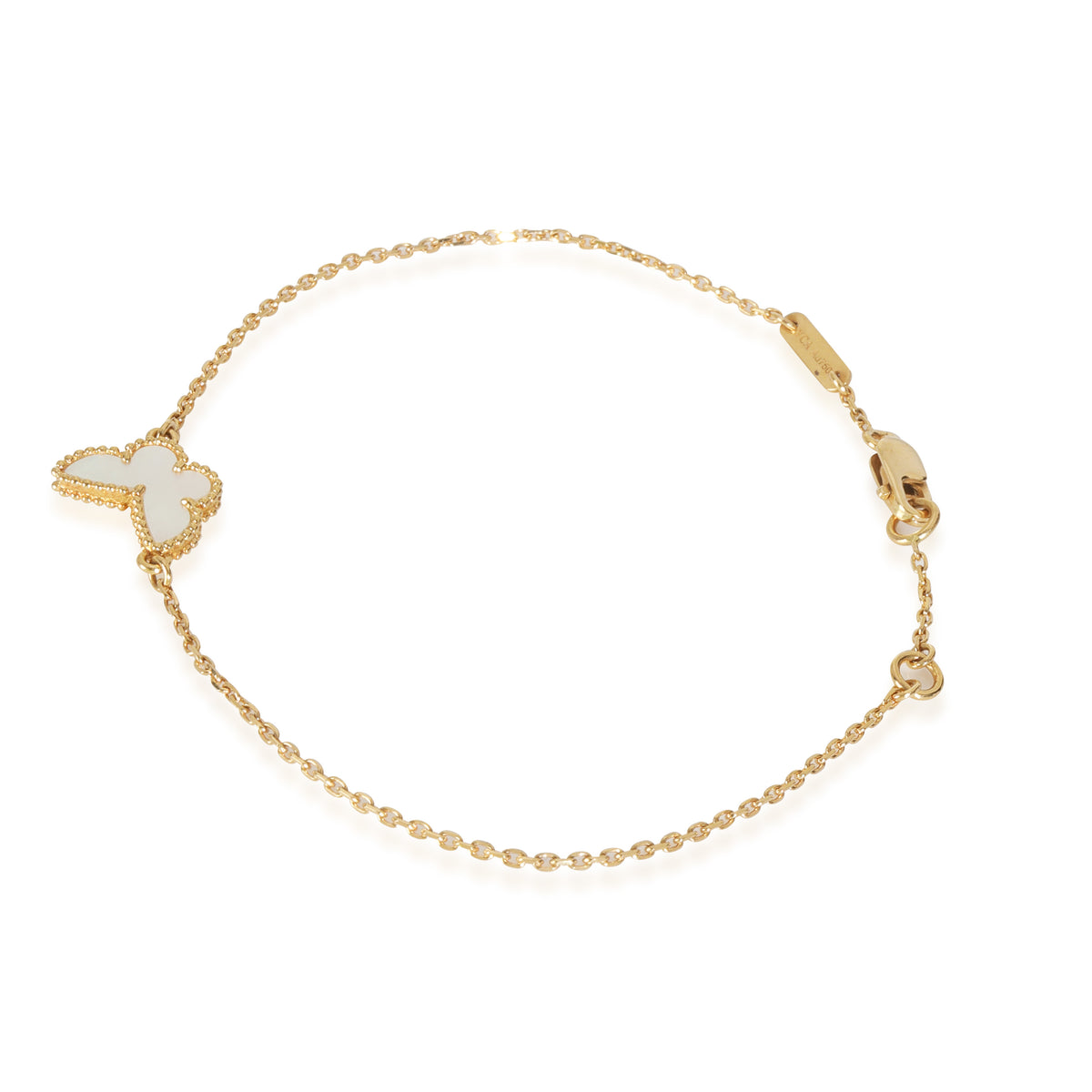 Yellow Gold  Sweet Butterflies Bracelet