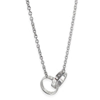 White Gold  Love Necklace