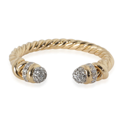 White Gold & Yellow Gold Diamond Petite Helena Ring