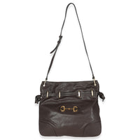 Brown Calfskin Leather 1955 Horsebit Cinch