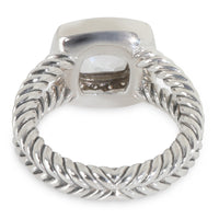 Sterling Silver Topaz and Diamond Petite Albion Ring