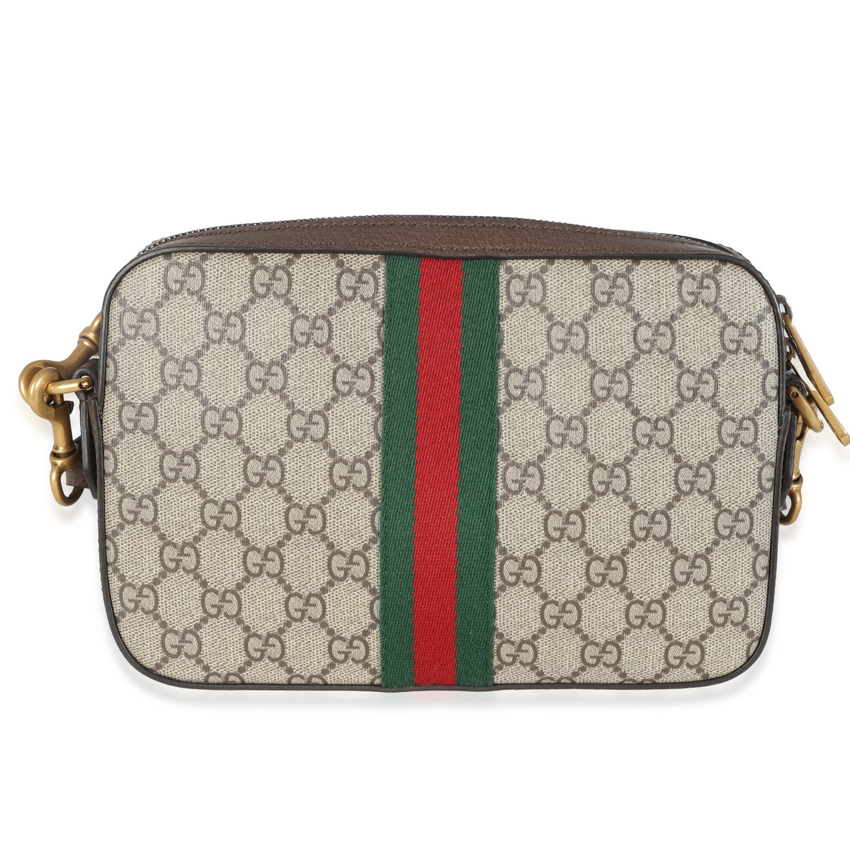 Beige GG Supreme Canvas Ophidia Crossbody