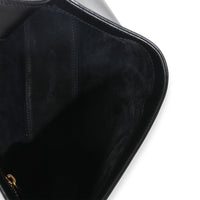 Black Smooth Leather Le 5 a 7 Hobo