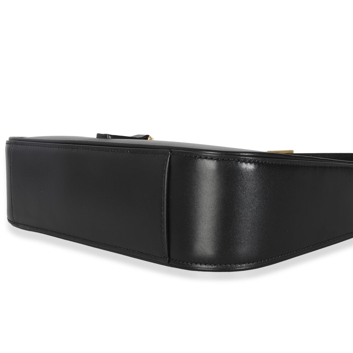 Black Smooth Leather Le 5 a 7 Hobo