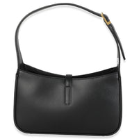Black Smooth Leather Le 5 a 7 Hobo