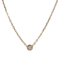 Yellow Gold Diamond Small Model Damour Necklace