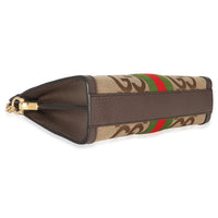 GG Jumbo Dollar Calfskin Web Small Ophidia Chain Shoulder Bag