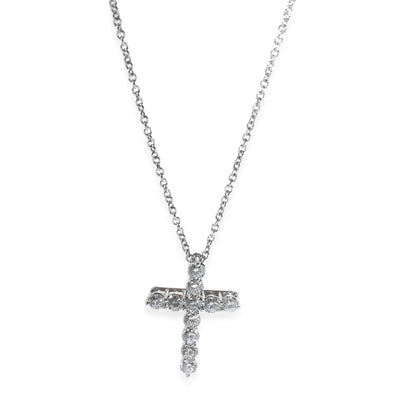 Platinum Diamond Cross Pendant