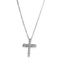 Platinum Diamond Cross Pendant