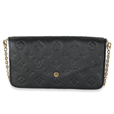 Black Monogram Empreinte Felicie Pochette