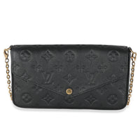 Black Monogram Empreinte Felicie Pochette
