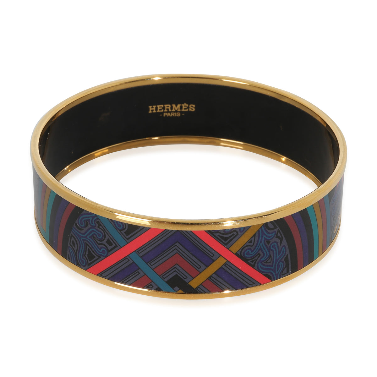Gold-Plated  Du Vent L Folk Bracelet, 67MM