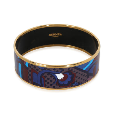 Gold-Plated Enamel Bracelet, 67MM