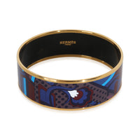 Gold-Plated Enamel Bracelet, 67MM