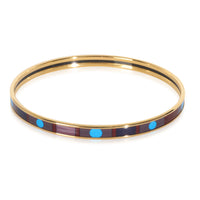 Gold-Plated Enamel Bracelet, 67MM
