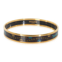Gold-Plated Enamel Bracelet, 67MM
