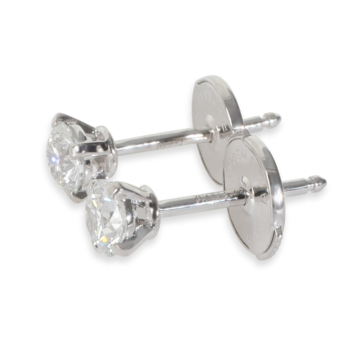 White Gold Diamond 1895 Earrings