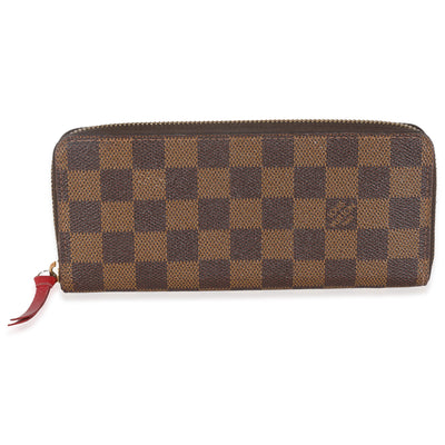 Damier Ebene Canvas Clemence Wallet