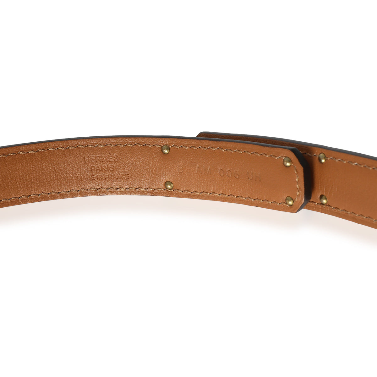 Etoupe Epsom Kelly 18 Belt GHW