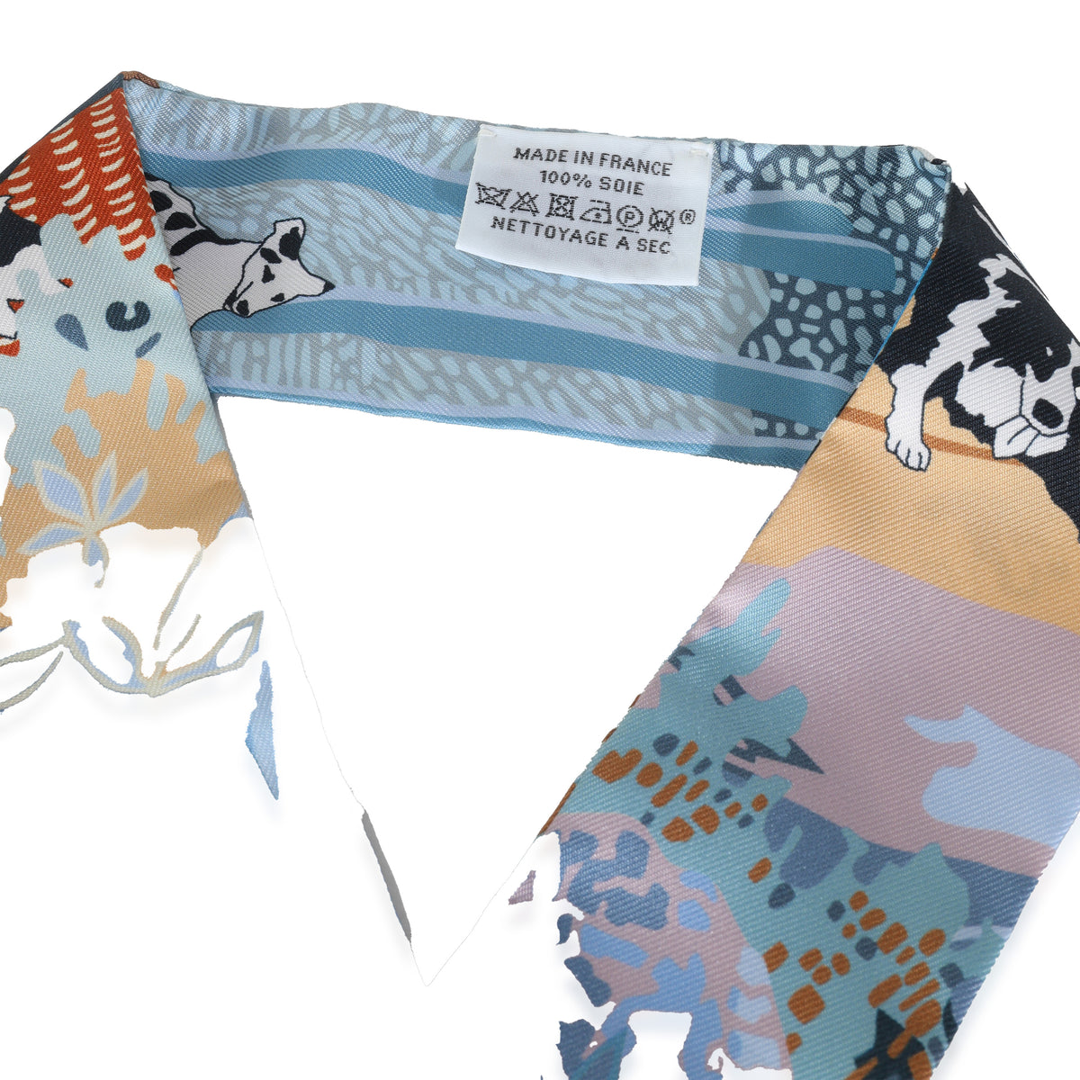 Silk Bleu Rose Brun En Liberte Twilly