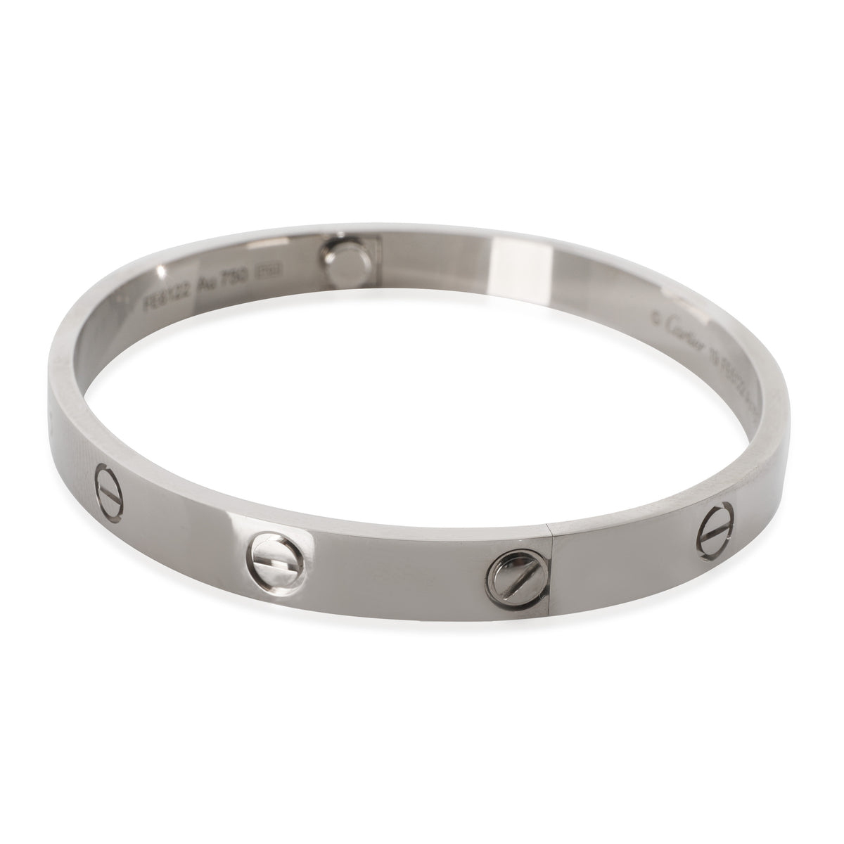 White Gold  Love Bracelet